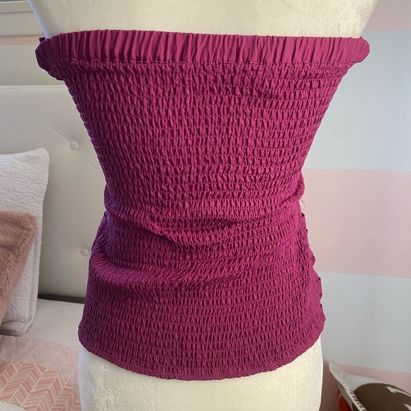 Bebe pink strapless top - Picture 3 of 3